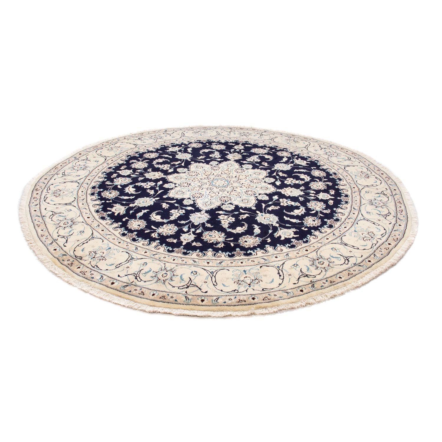 Perserteppich - Nain 243 x 243 cm Teppich Rund