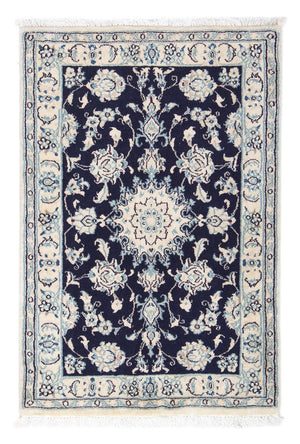 Perserteppich - Nain - Royal 90 x 60 cm - dunkelblau