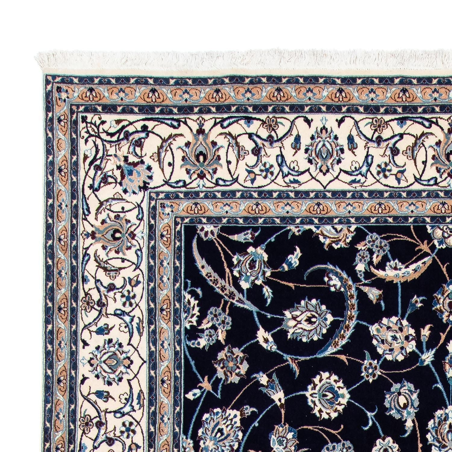 Perserteppich - Nain - Royal 308 x 208 cm - schwarz