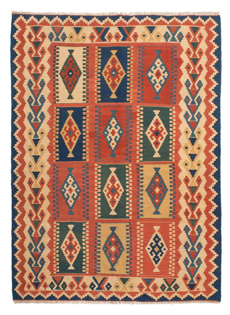 Kelim Teppich - Oriental 215 x 163 cm - mehrfarbig