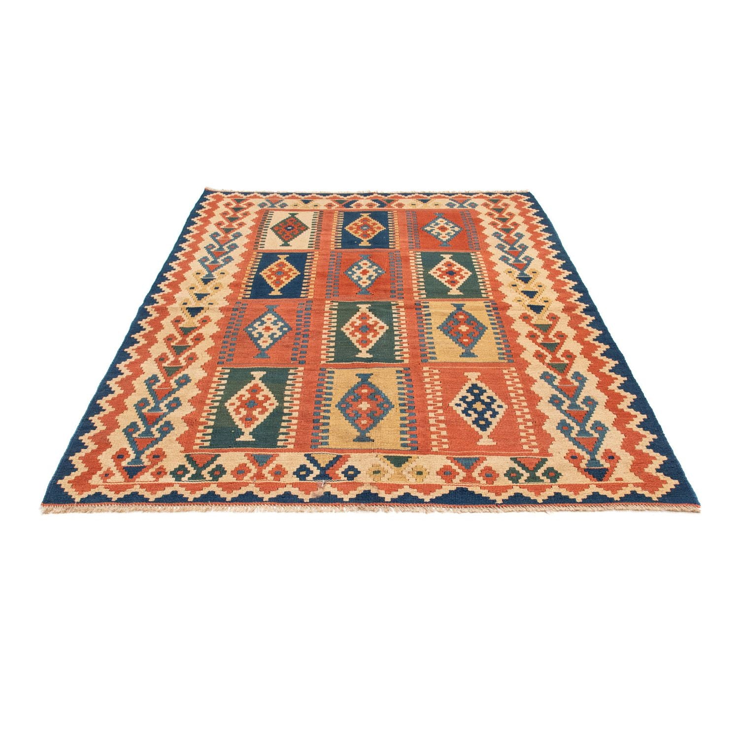 Kelim Teppich - Oriental 215 x 163 cm - mehrfarbig