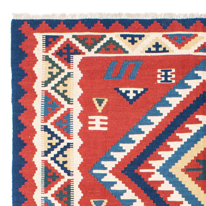 Kelim Teppich - Oriental 213 x 160 cm - rot