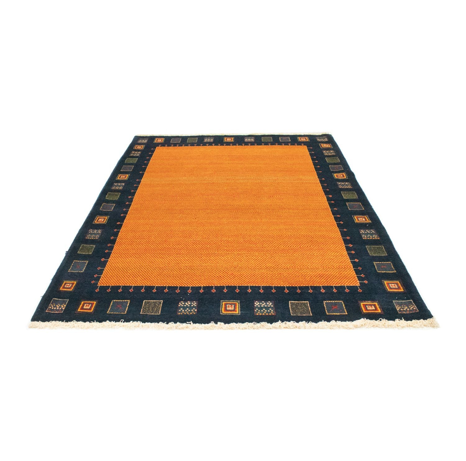Gabbeh Teppich - Perser 238 x 172 cm - orange