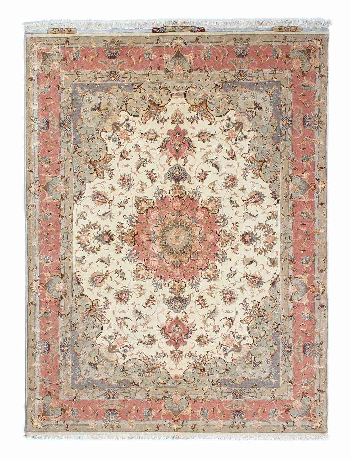 Perserteppich - Täbriz - Royal 206 x 152 cm Teppichbrücke