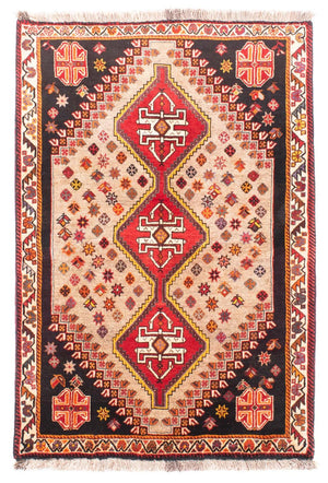 Perserteppich - Nomadic 160 x 110 cm - hellbraun
