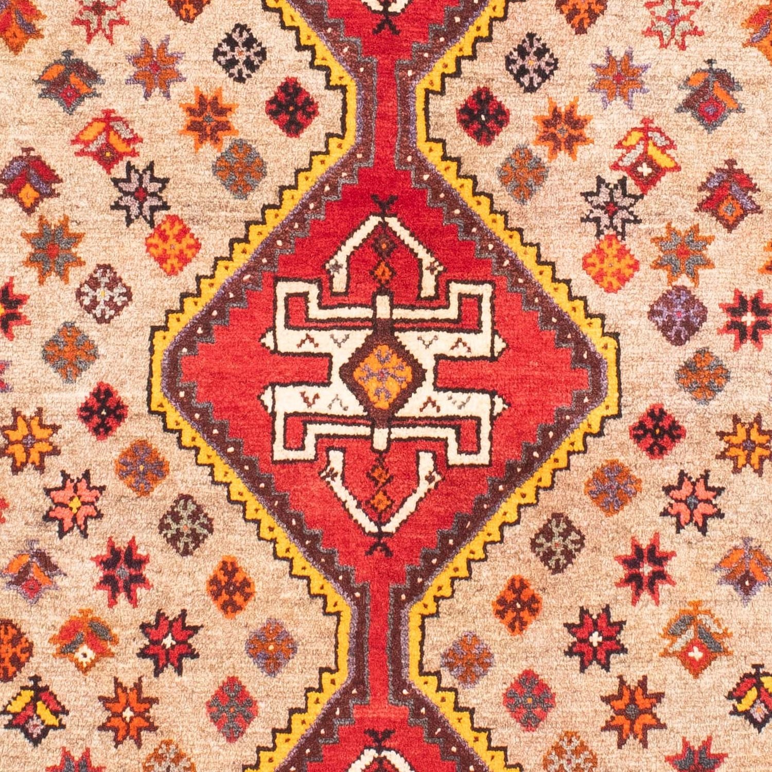 Perserteppich - Nomadic 160 x 110 cm - hellbraun