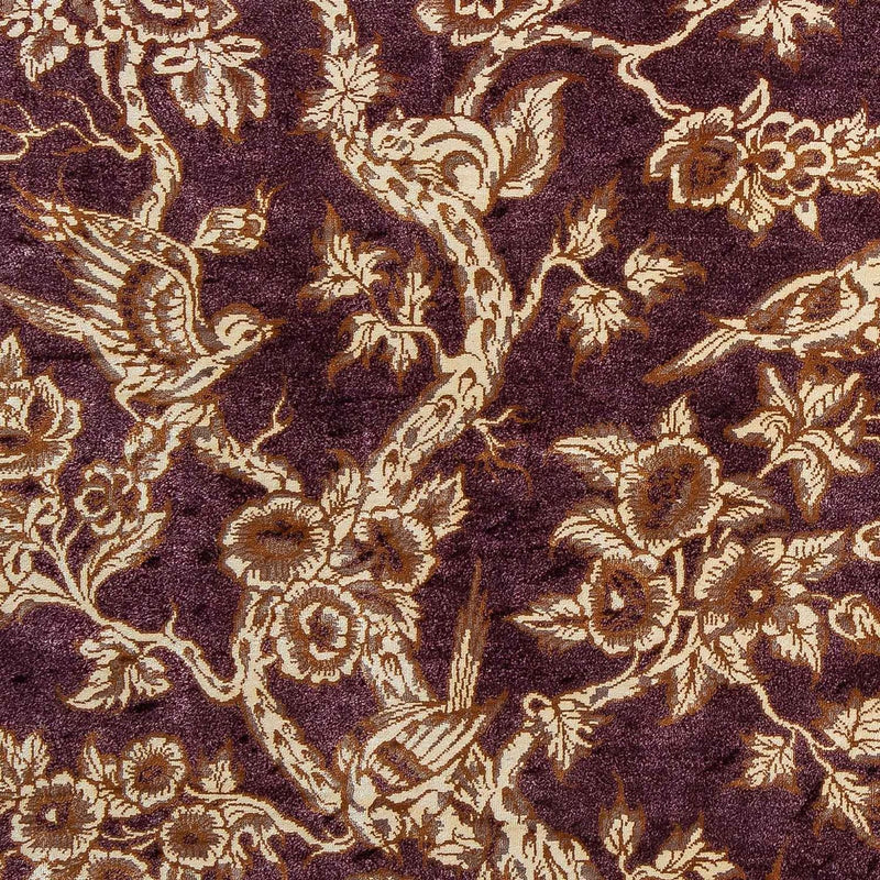 Perserteppich - Ghom 87 x 59 cm - lila