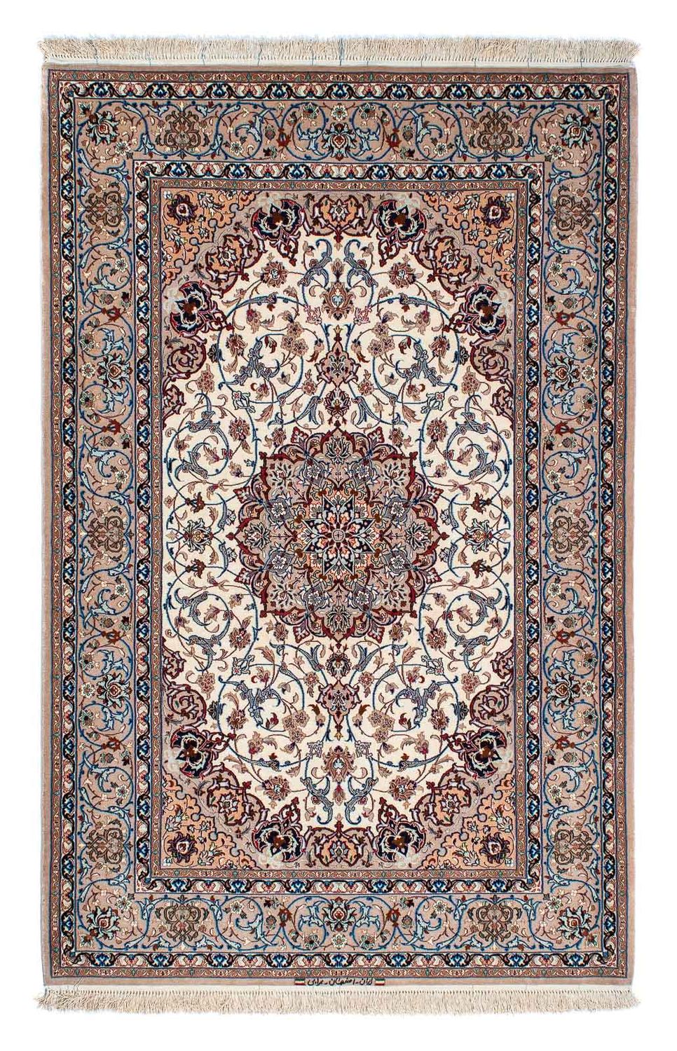 Seidenteppich - Ghom Seide - Premium 202 x 128 cm Teppichbrücke