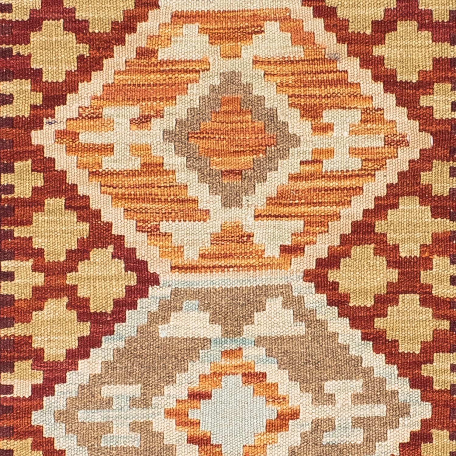 Kelim Teppich - Oriental 202 x 73 cm - beige