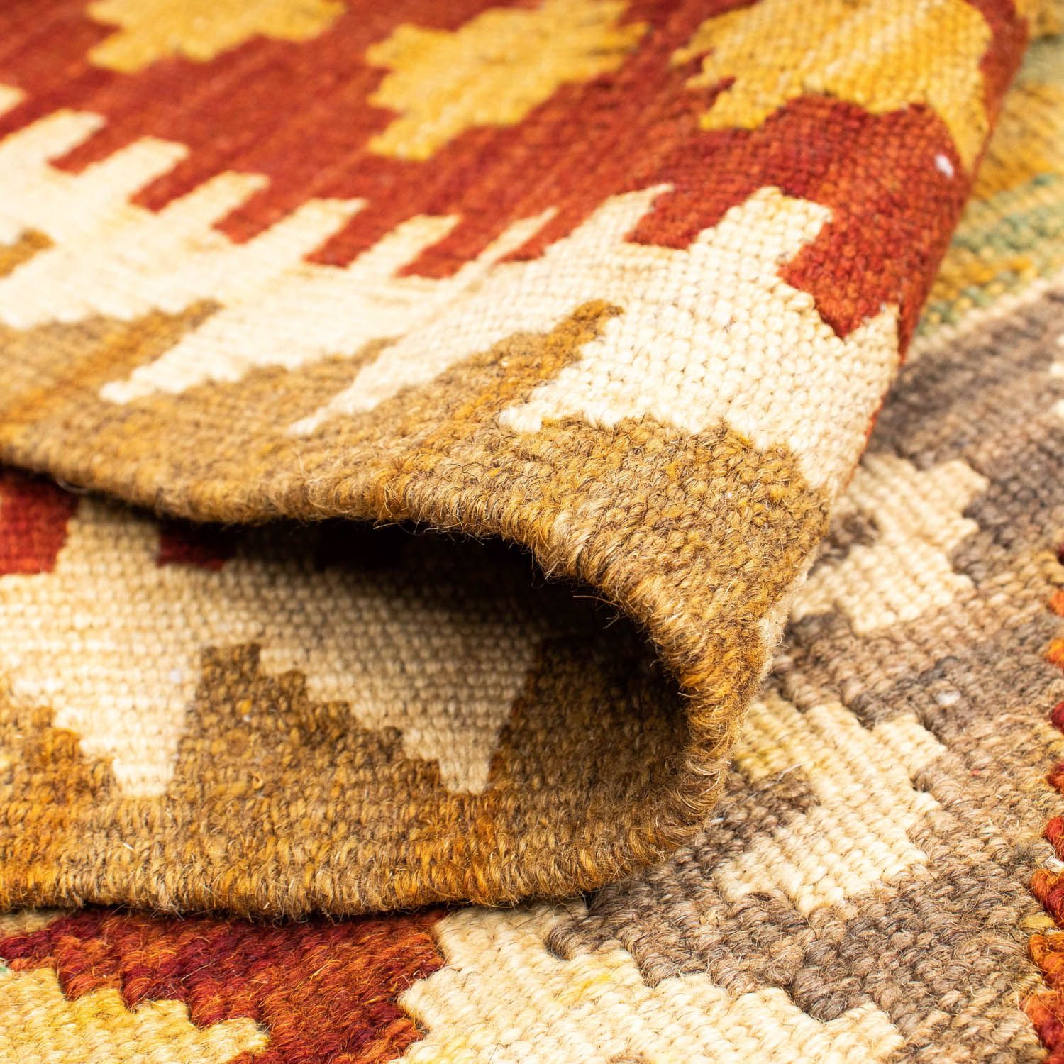 Kelim Teppich - Oriental 183 x 80 cm - beige