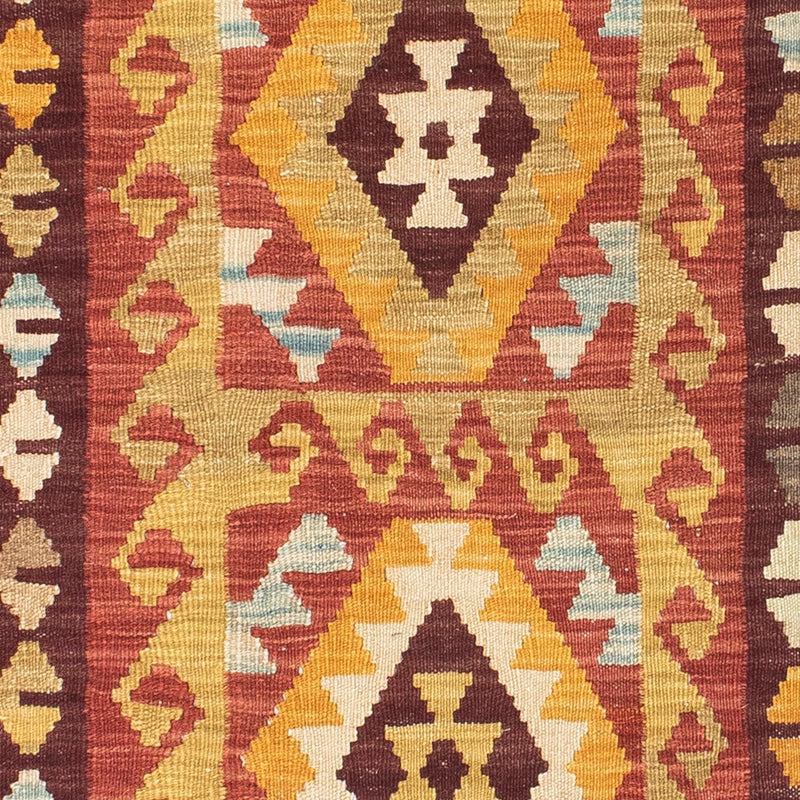 Kelim Teppich - Oriental 204 x 77 cm - rot
