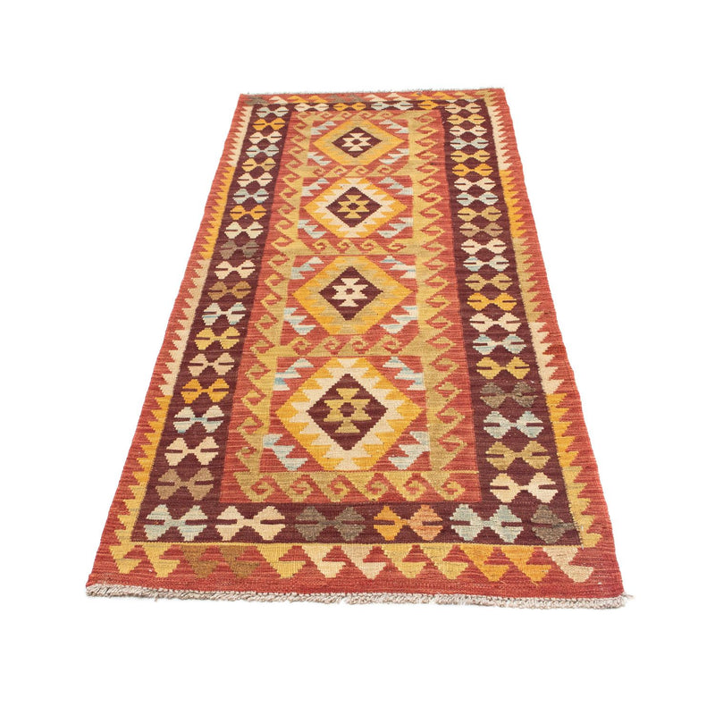 Kelim Teppich - Oriental 204 x 77 cm - rot