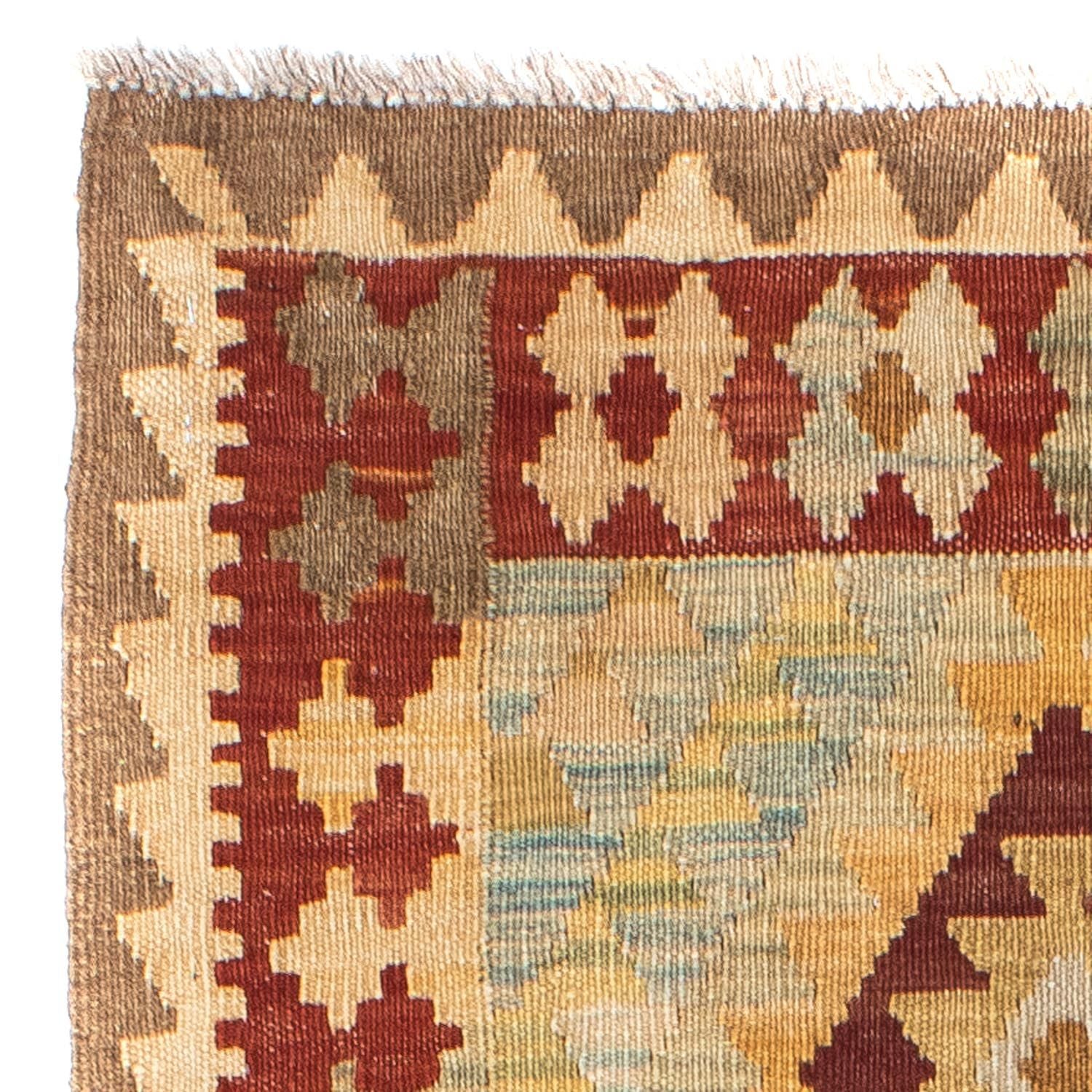 Kelim Teppich - Oriental 198 x 75 cm - beige