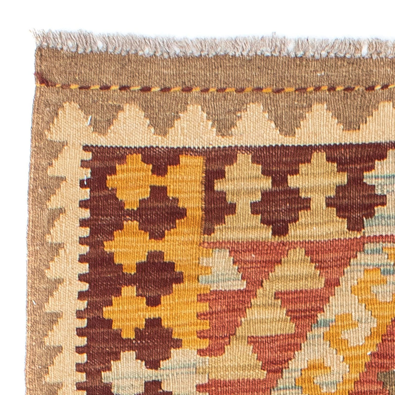 Kelim Teppich - Oriental 199 x 67 cm - hellbraun