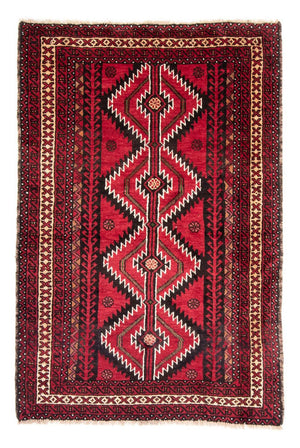 Belutsch Teppich 190 x 124 cm - mehrfarbig