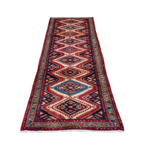 Perserteppich - Nomadic 310 x 82 cm - hellrot