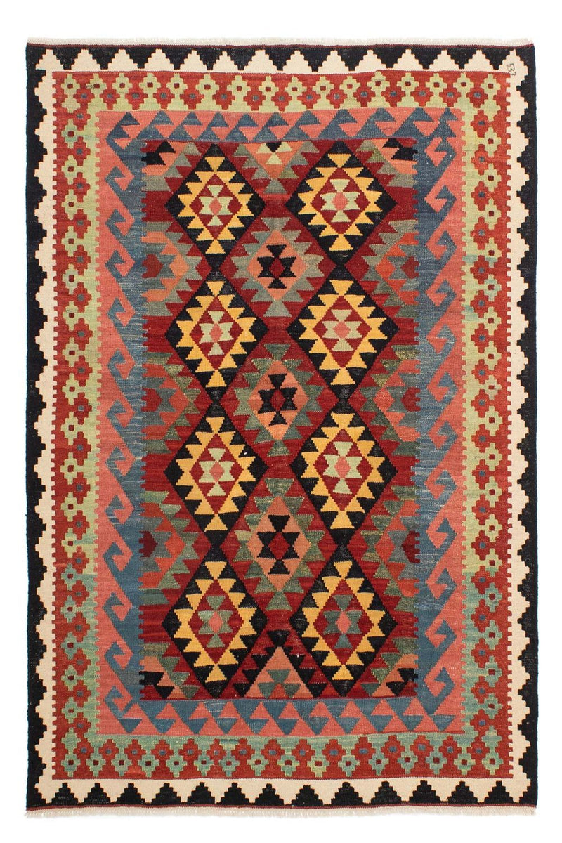 Kelim Teppich - Splash 214 x 153 cm - mehrfarbig