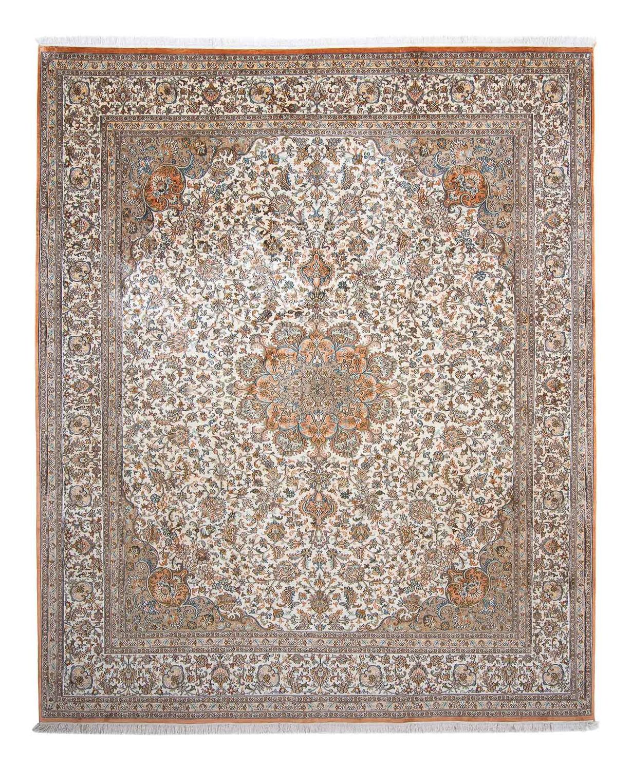 Seidenteppich - Kaschmir Seide 304 x 241 cm Teppich Wohnzimmer