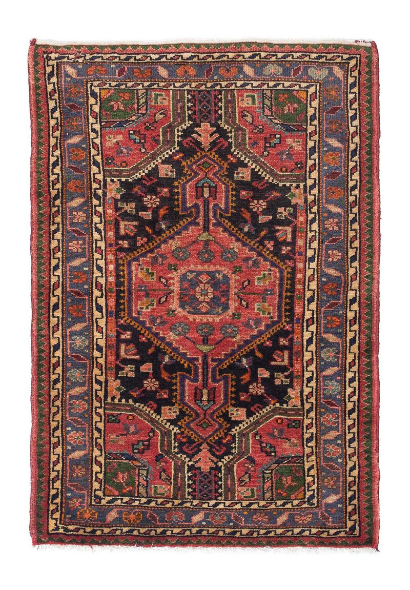Perserteppich - Nomadic 122 x 82 cm - hellrot