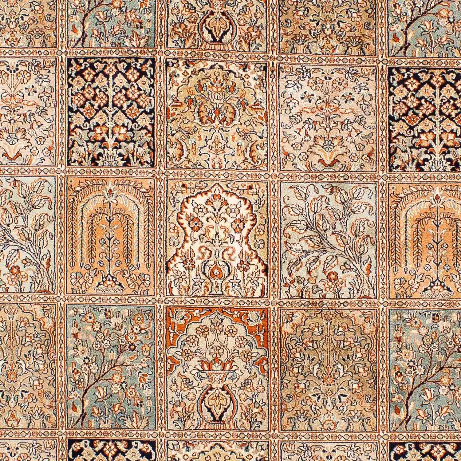 Seidenteppich - Kaschmir Seide 221 x 158 cm Wohnzimmer Teppich