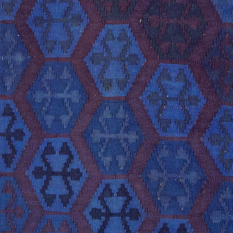 Kelim Teppich - Oriental 195 x 155 cm - blau