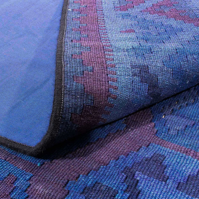 Kelim Teppich - Oriental 195 x 155 cm - blau