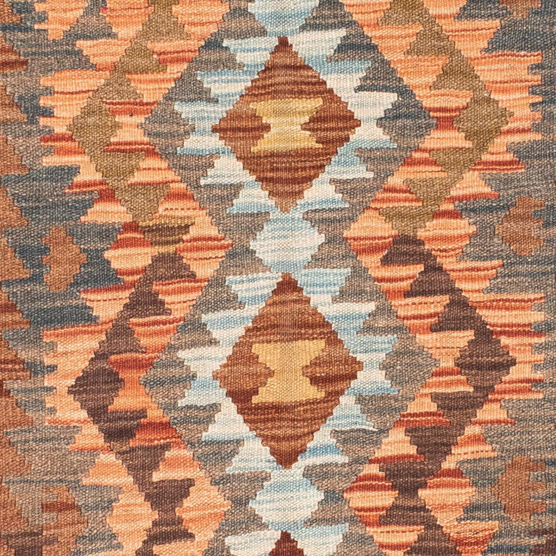 Kelim Teppich - Oriental 199 x 88 cm - hellbraun