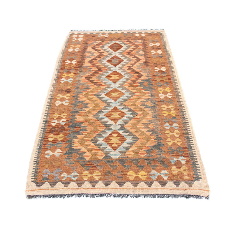 Kelim Teppich - Oriental 199 x 88 cm - hellbraun