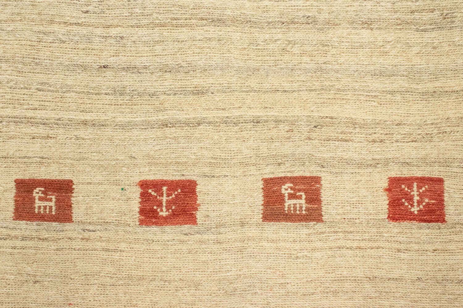 Gabbeh Teppich - Indus 180 x 120 cm - beige