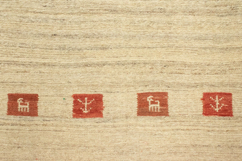 Gabbeh Teppich - Indus 180 x 120 cm - beige