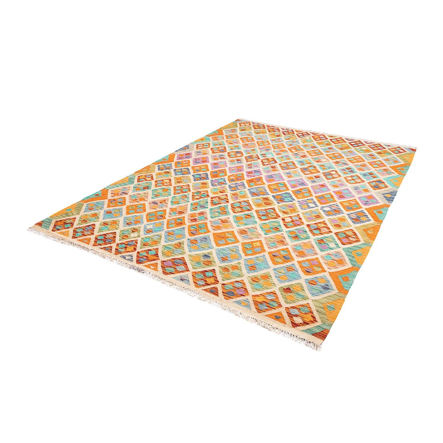 Kelim Teppich - Splash 250 x 180 cm - mehrfarbig