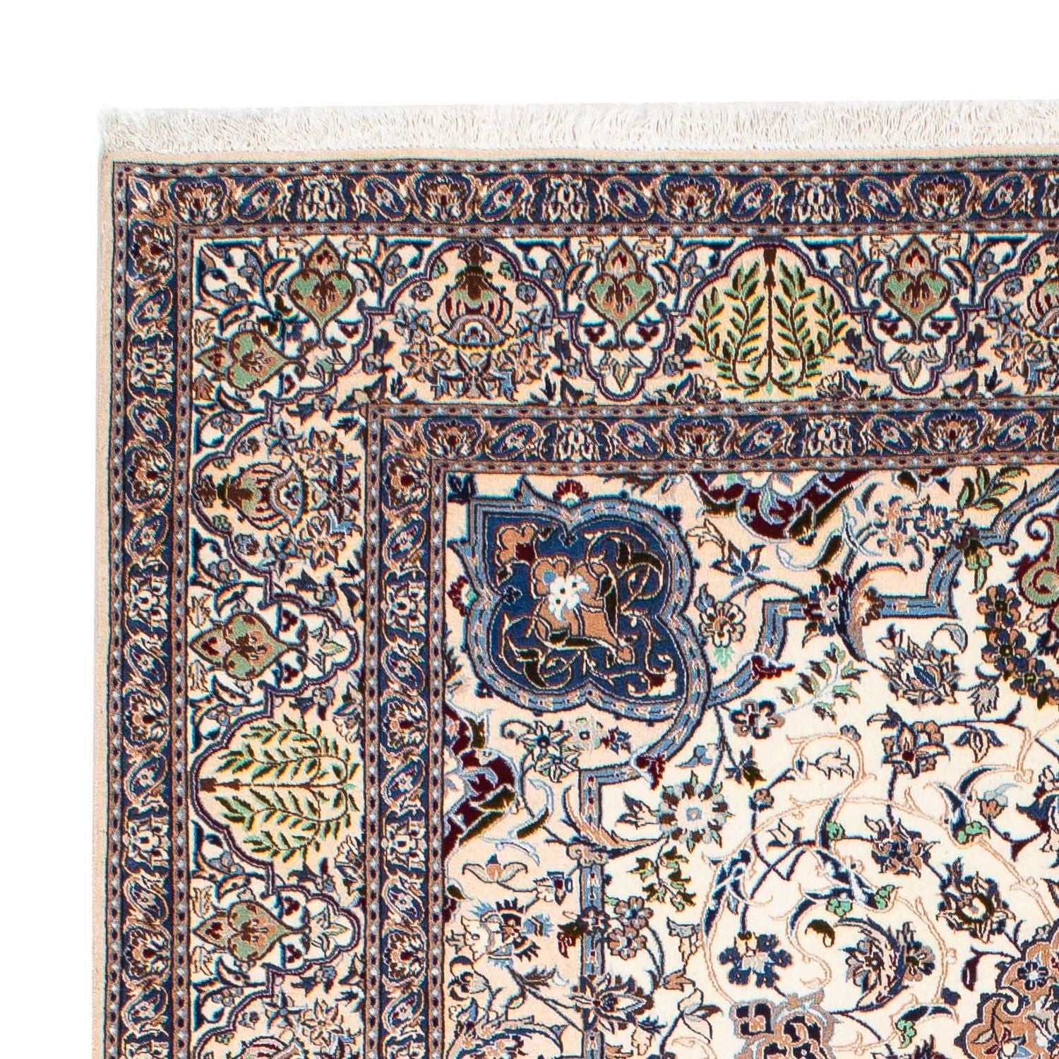 Perserteppich - Nain - Royal 240 x 151 cm Wohnzimmer Teppich