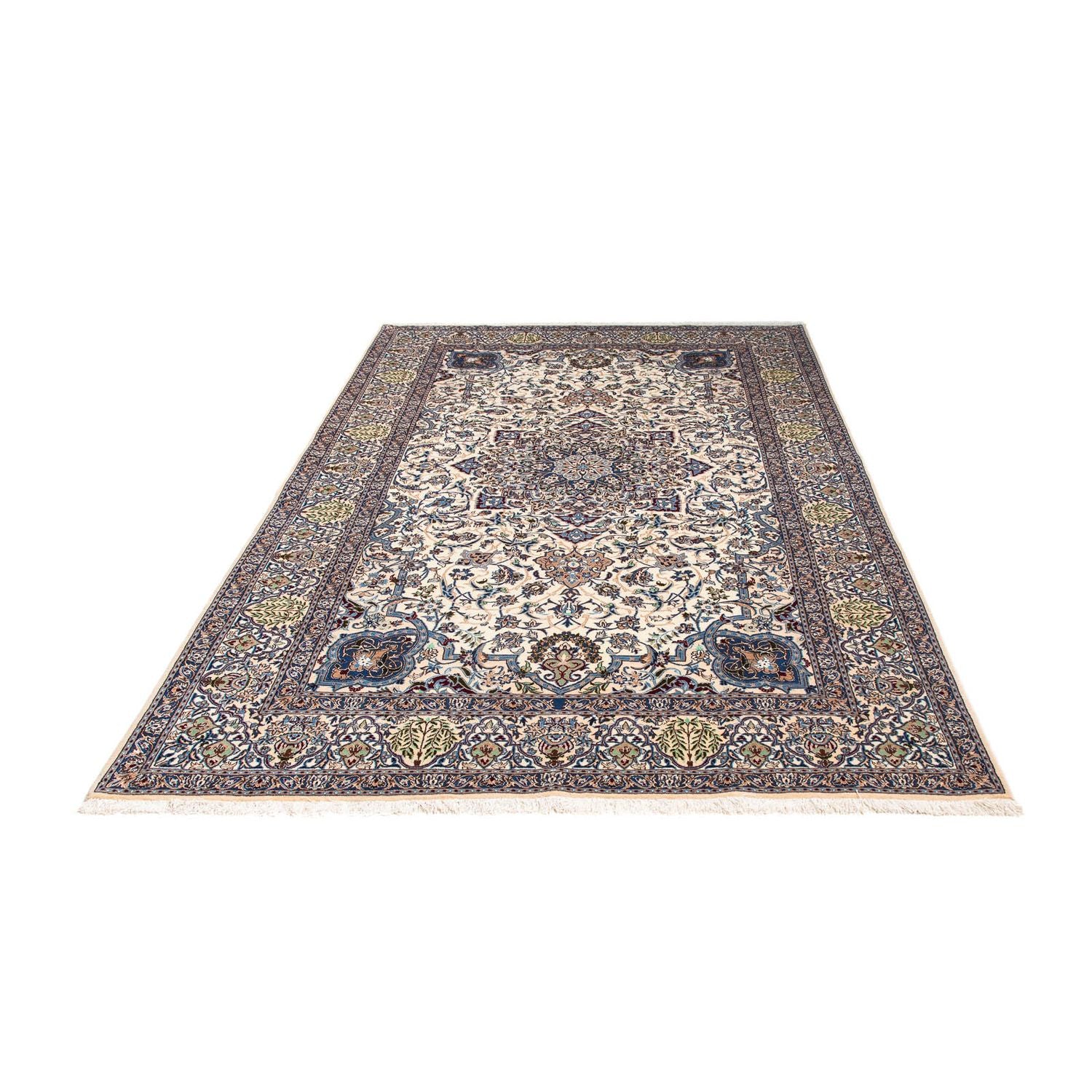 Perserteppich - Nain - Royal 240 x 151 cm Wohnzimmer Teppich