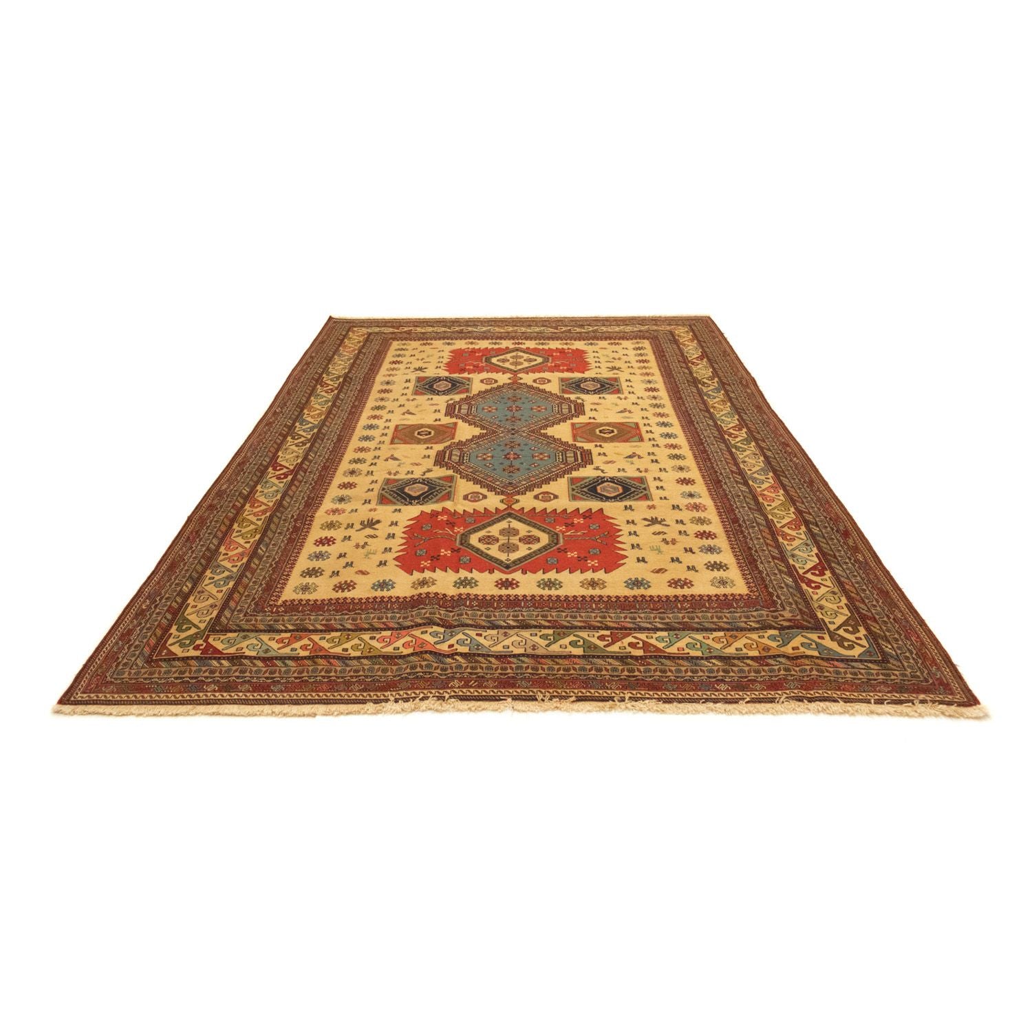 Kelim Teppich - Oriental 298 x 201 cm - gold